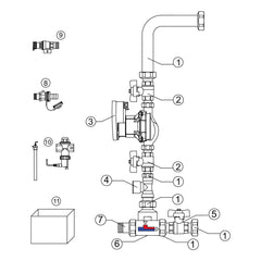 KIT a vaso aperto/chiuso Carinci x Caldaia PIROLITICA