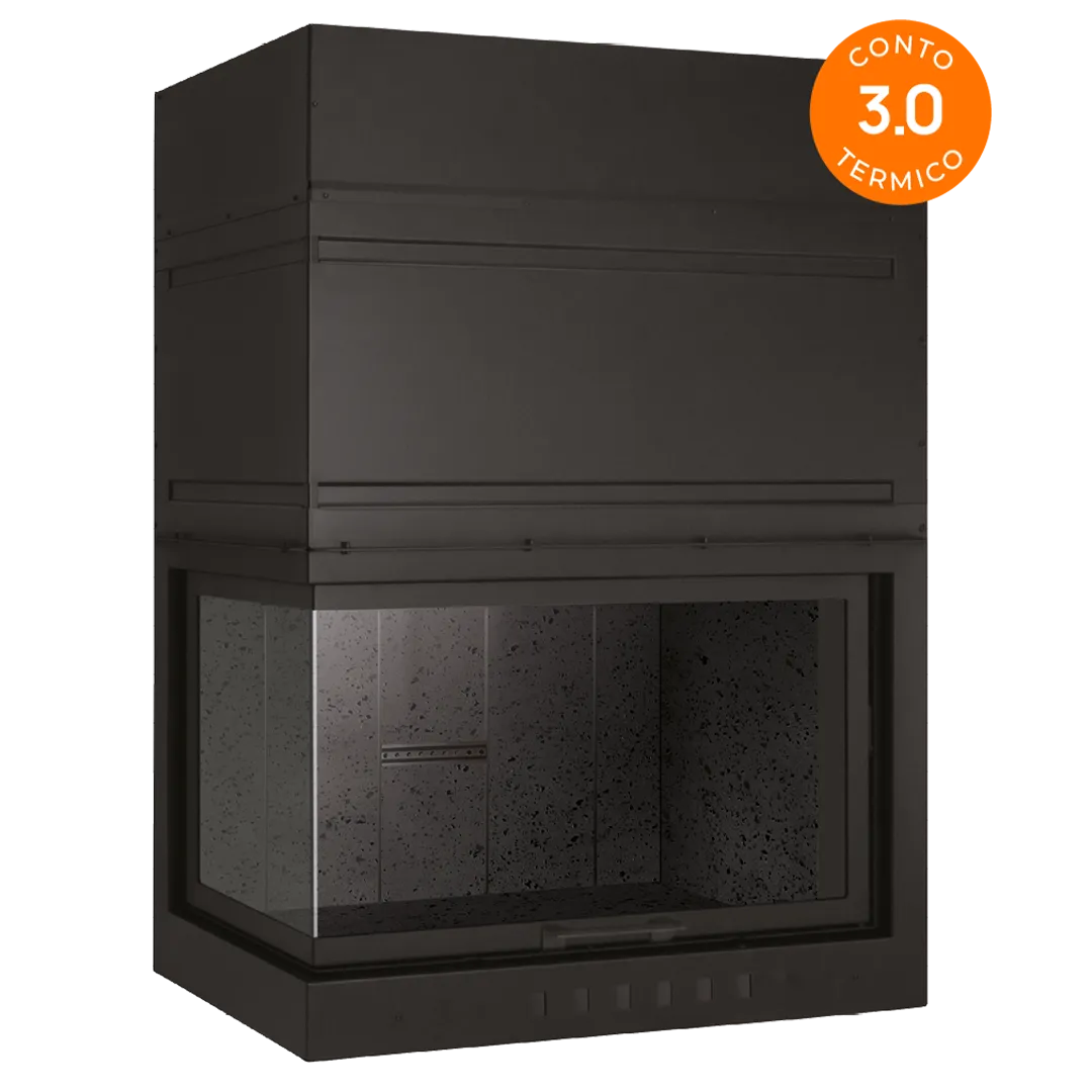 Camino monoblocco ClimaCalor DOMUS 100 L, 5 stelle