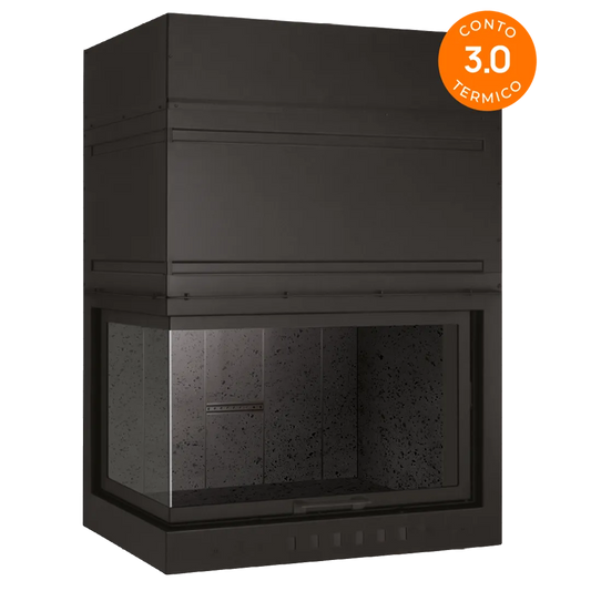 Camino monoblocco ClimaCalor DOMUS 100 L, 5 stelle