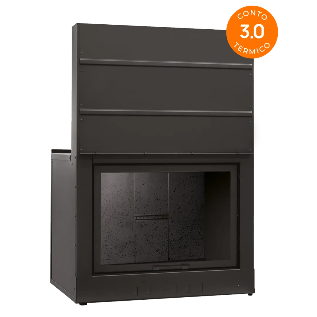 Camino monoblocco ClimaCalor DOMUS 80 F, 5 stelle
