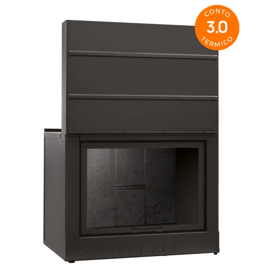 Camino monoblocco ClimaCalor DOMUS 80 F, 5 stelle