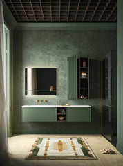 Mobile bagno Arbi modello DECOR 11 laccato foresta opaco L 170 x P 50 cm