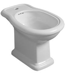 Sanitari Simas serie LANTE: vaso con scarico a pavimento , sedile soft- close, bidet.
