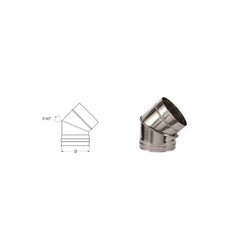 CURVA INOX Acciaio 304 Lucida Regolabile  Multiclima