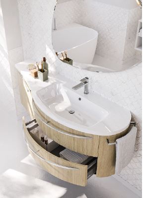 Mobile bagno Arbi modello HO.ME PLUS Melaminico Pelmo