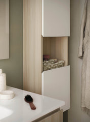 Mobile bagno Arbi modello HO.DME PLUS 45° Melaminico Alpago e Polar L 105 X P 45 cm