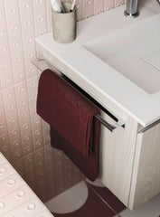 Mobile bagno Arbi modello HO.ME PLUS 45° Melaminico Marmolada L 140 X P 50 cm