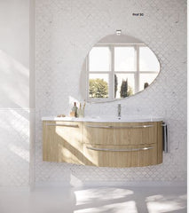 Mobile bagno Arbi modello HO.ME PLUS Melaminico Pelmo L 144,5 X P 20,8/50 cm