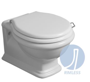 Sanitari Simas serie LANTE sospesi: vaso rimless, sedile soft- close  bidet.