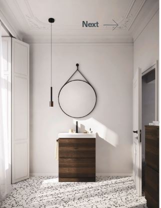 Mobile bagno Arbi modello  HO.ME PLUS maniglia J Melaminico Tennis L 70 X P 37 cm