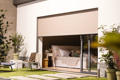 Tenda schermante a rullo Gibus CLICK ZIP con cassonetto, schermatura per finestre, porte, pergole e vetrate