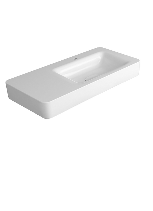 HENGES L 100 cm lavabo sospeso o d'appoggio Simas