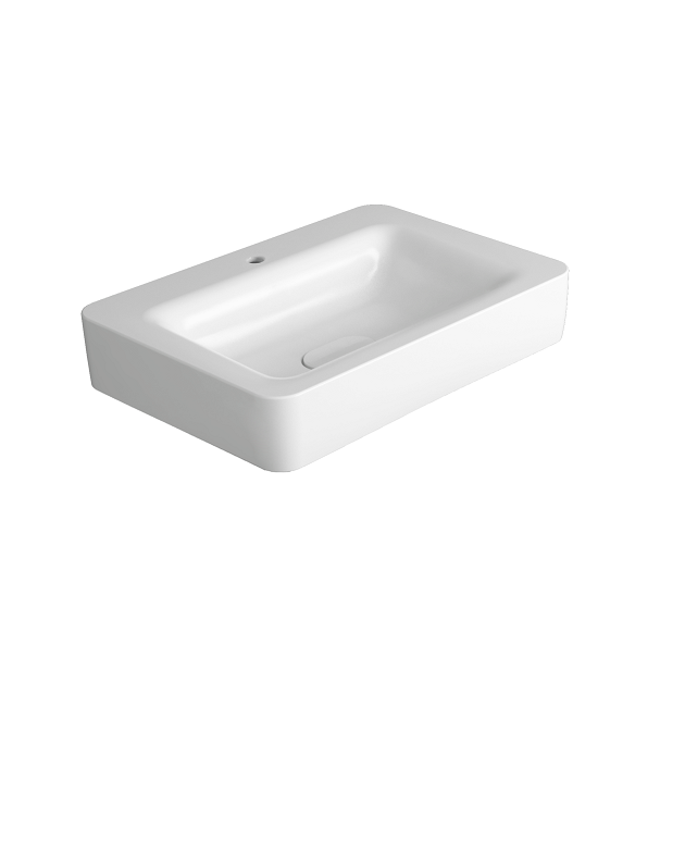 Lavabo sospeso o d'appoggio Simas HENGES L 70 cm