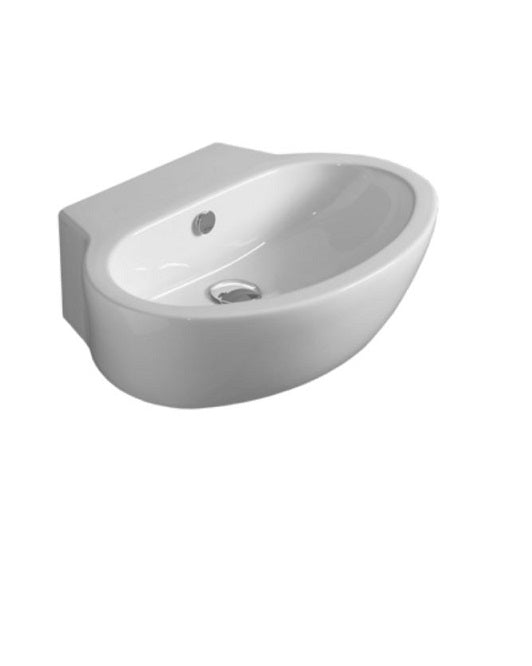 Lavabo da appoggio o sospeso monoforo Simas LFT