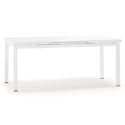 Tavolo da giardino Grattoni LIPARI rettangolare allungabile alluminio bianco