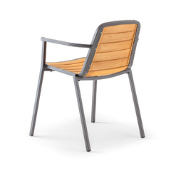 Poltroncina da giardino Grattoni NIDA in alluminio e legno