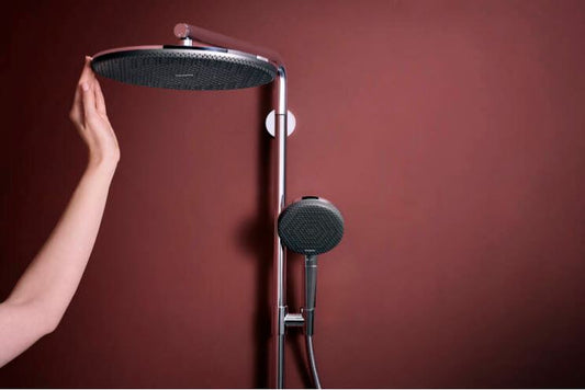 RAINDANCE ALIVE S PURO Showerpipe 300 1 jet Hansgrohe con Ecostat Element