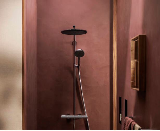 RAINDANCE ALIVE S PURO Showerpipe 300 1 jet Hansgrohe con Ecostat Element