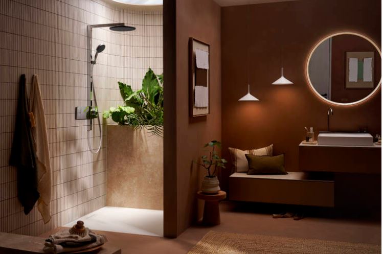RAINDANCE ALIVE S Showerpipe 300 1 jet Eco Smart Hansgrohe