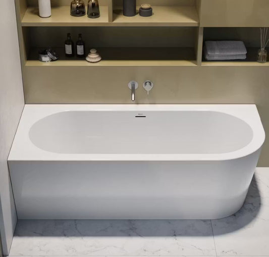 Vasca da bagno Jacuzzi SILBA angolare o contro parete