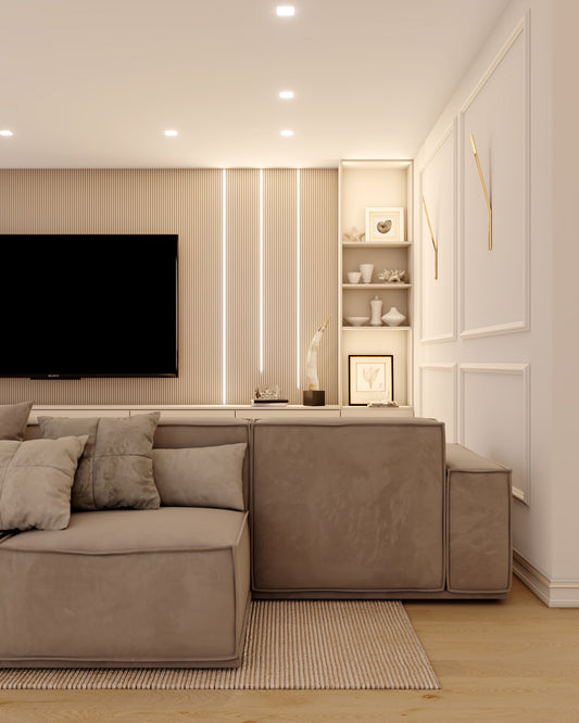 Illuminazione integrata ai profili Moove URBAN e ZEN