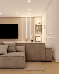 Illuminazione integrata ai profili Moove URBAN e ZEN