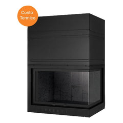 Camino monoblocco ClimaCalor DOMUS 100 L, 5 stelle