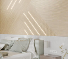 Illuminazione integrata ai profili Moove URBAN e ZEN