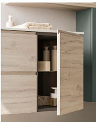 Mobile bagno Arbi modello HO.ME PLUS maniglia J colore Nevegal e Fauna L 215 X  P 50 cm